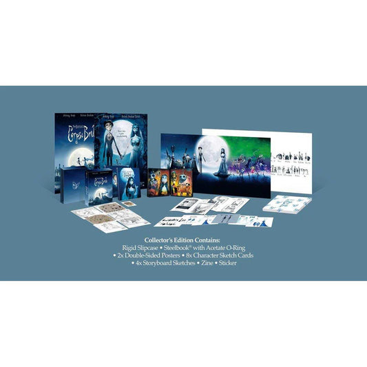 Corpse Bride Limited Collectors Edition Steelbook 4K Ultra HD + Blu-Ray (Region Free) (UK) Pre-Order