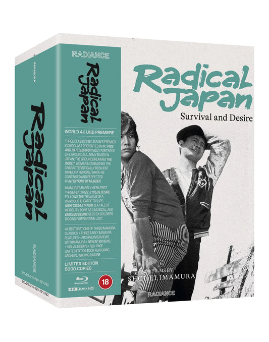 PRE-ORDER: Radical Japan - Survival And Desire Limited Edition (4k UHD All Region on Select Films / Blu-Ray - Region B) (Radiance Films)