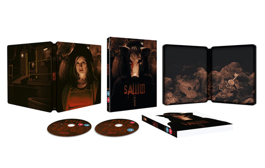 PRE-ORDER: Saw III Limited Edition Steelbook UK (4K Ultra HD + Blu-Ray/Region B) (Lionsgate)