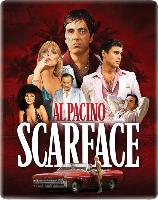 Scarface (1983) Limited Edition Steelbook 4K Ultra HD + Blu-Ray  (UK) Region Free Pre-Order