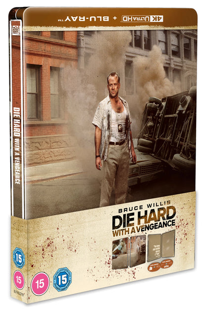 PRE-ORDER: Die Hard 3 - Die Hard With A Vengeance Limited Edition Steelbook (UK) 4K Ultra HD + Blu-Ray/Region Free