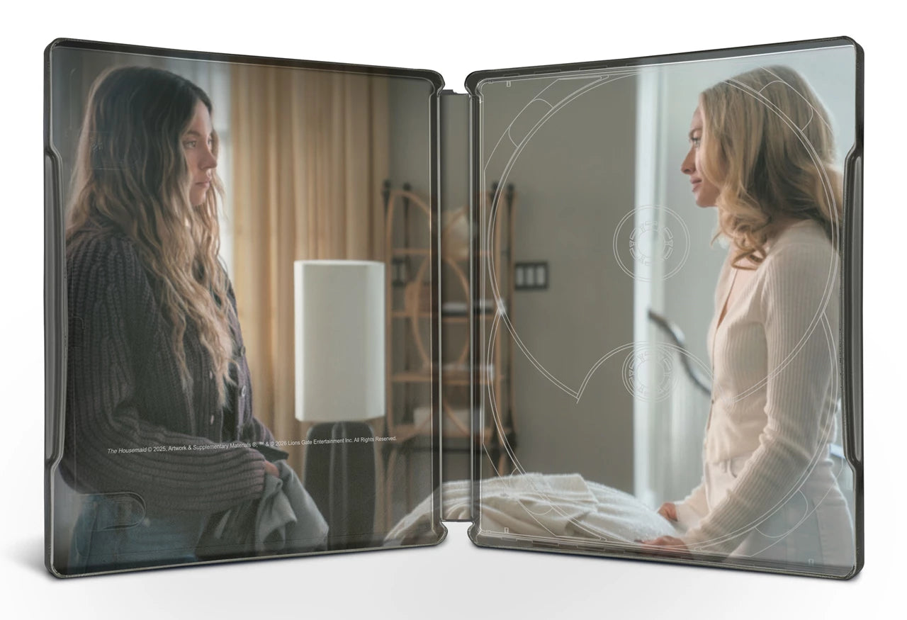 The Housemaid (2025) Limited Edition Steelbook 4K Ultra HD + Blu-Ray (Region B)