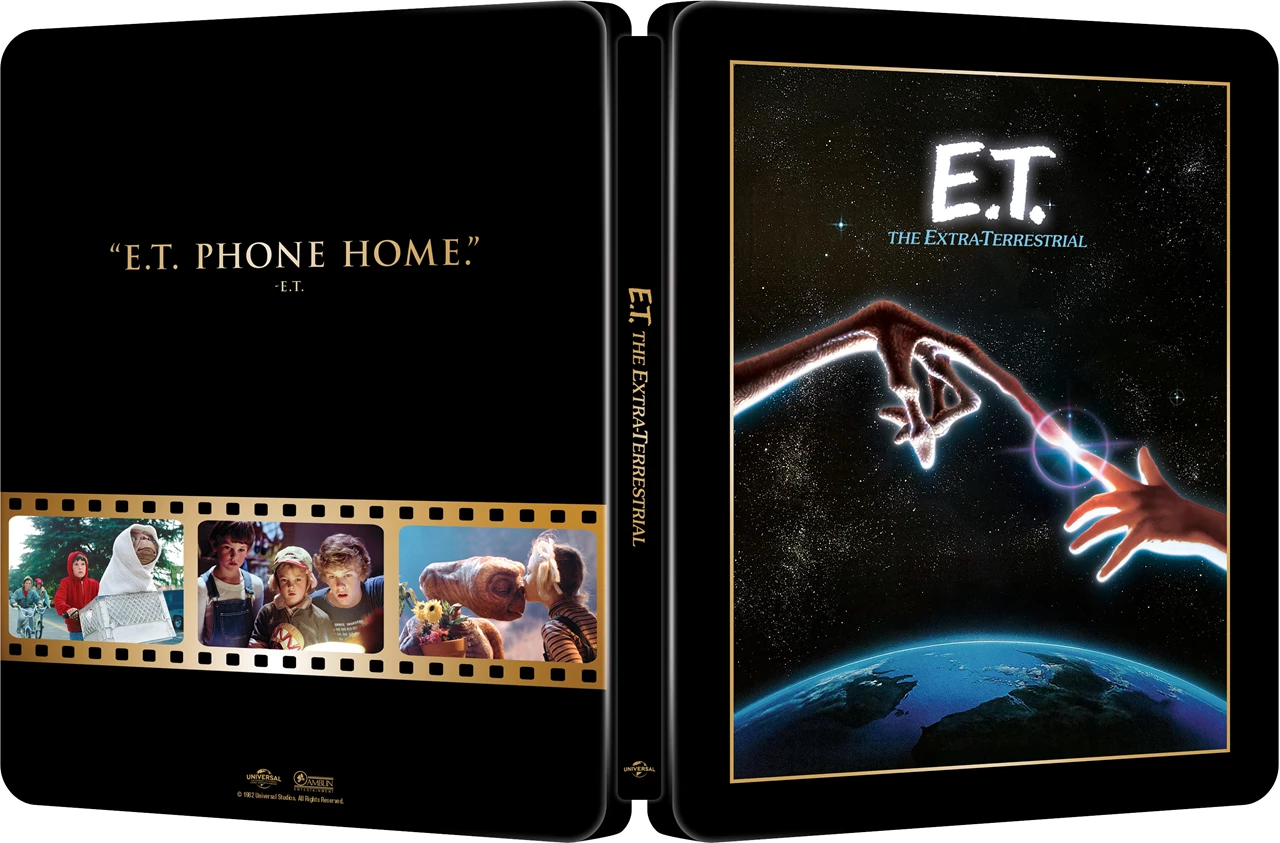 ET - The Extra Terrestrial Theatrical Poster Limited Edition Steelbook (UK) 4K Ultra HD + Blu-Ray (Region Free)