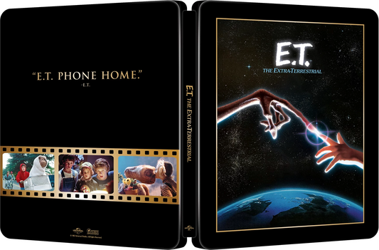 PRE-ORDER: ET - The Extra Terrestrial Theatrical Poster Limited Edition Steelbook (UK) 4K Ultra HD + Blu-Ray (Region Free)