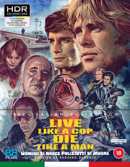 PRE-ORDER: Live Like a Cop Die Like A Man 4K Ultra HD + Blu-Ray/Region B (88 Films)