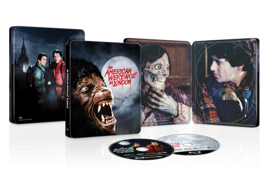An American Werewolf In London Limited Edition Steelbook 4K UHD + Blu-Ray/Region B (Import/France)
