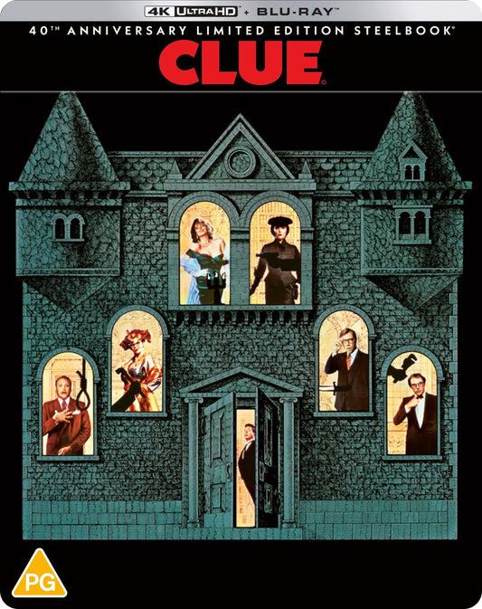 PRE-ORDER: Clue Limited Edition Steelbook (UK) 4K Ultra HD + Blu-Ray