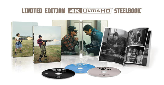 One Battle After Another Limited Edition Steelbook (UK) 4K Ultra HD + Blu-Ray (Region Free)