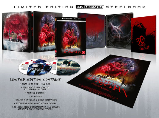 30 Days Of Night Limited Edition Steelbook 4K Ultra HD + Blu-Ray (Region B)