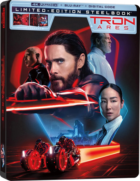 TRON: Ares  Limited Edition Steelbook 4K UHD + Blu-Ray + Digital (US)