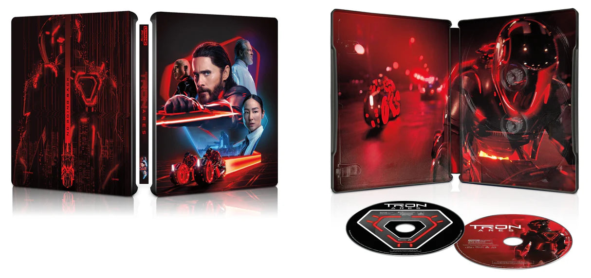 TRON: Ares  Limited Edition Steelbook 4K UHD + Blu-Ray + Digital (US)