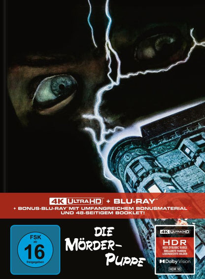Child’s Play (1988) – Limited Mediabook Edition (4K Ultra HD + Blu-ray + Bonus Blu-ray Region B) – Cover B (Capelight Shop Exclusive)