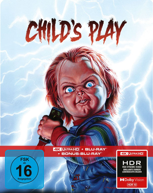 Child’s Play – Limited Edition SteelBook (4K Ultra HD + Blu-ray Region B) (Import/Capelight Pictures)