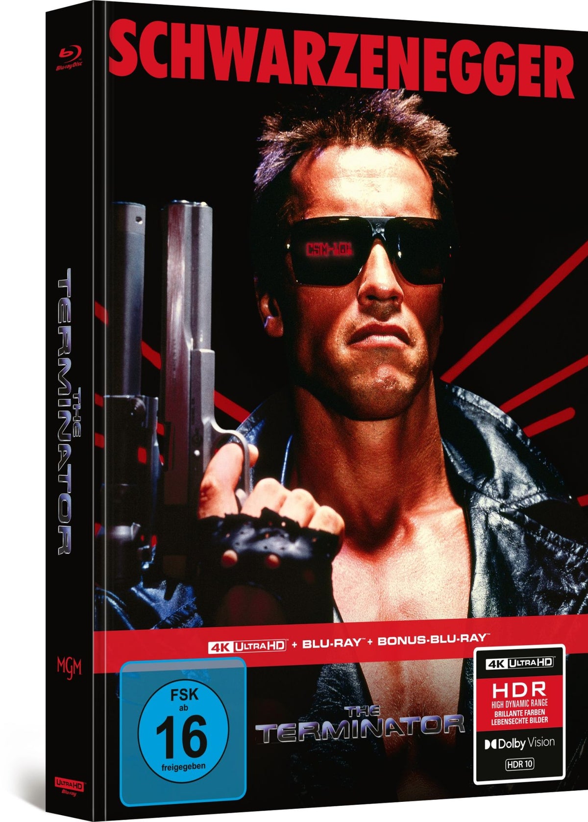 PRE-ORDER: Terminator – Limited 3-Disc Mediabook – Cover A (4K Ultra HD + Blu-ray/Region B) (Import/Capelight Pictures)