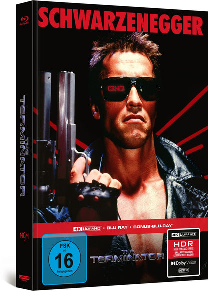 PRE-ORDER: Terminator – Limited 3-Disc Mediabook – Cover A (4K Ultra HD + Blu-ray/Region B) (Import/Capelight Pictures)