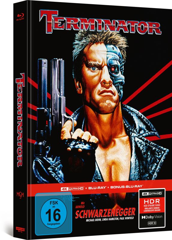 PRE-ORDER: Terminator – Limited 3-Disc Mediabook – Cover B (4K Ultra HD + Blu-ray/Region B) (Import/Capelight Pictures)