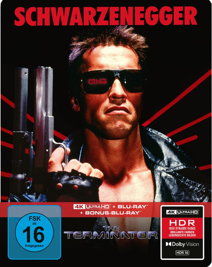 PRE-ORDER: Terminator – Limited 3-Disc SteelBook® – Cover A (4K Ultra HD + Blu-ray/Region B) (Import/Capelight Pictures)