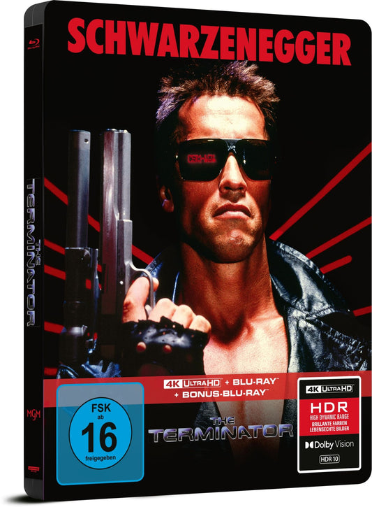 PRE-ORDER: Terminator – Limited 3-Disc SteelBook® – Cover A (4K Ultra HD + Blu-ray/Region B) (Import/Capelight Pictures)