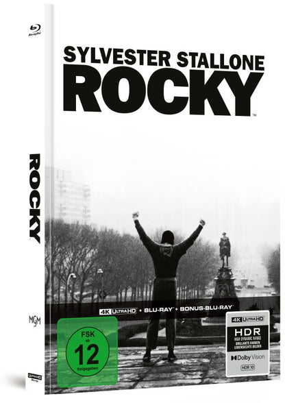 PRE-ORDER: Rocky - Limited 3-Disc Mediabook – Cover A (4K Ultra HD + Blu-ray/Region B) (Import/Capelight Pictures)