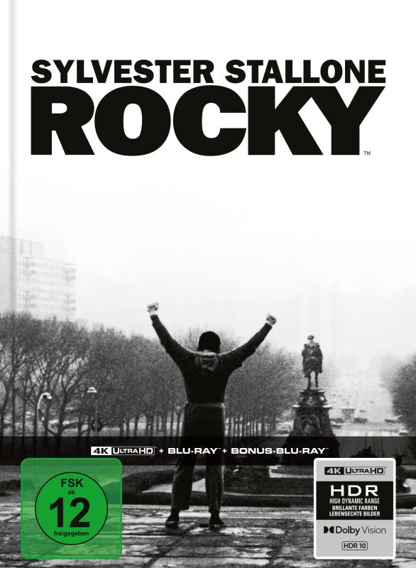 PRE-ORDER: Rocky - Limited 3-Disc Mediabook – Cover A (4K Ultra HD + Blu-ray/Region B) (Import/Capelight Pictures)