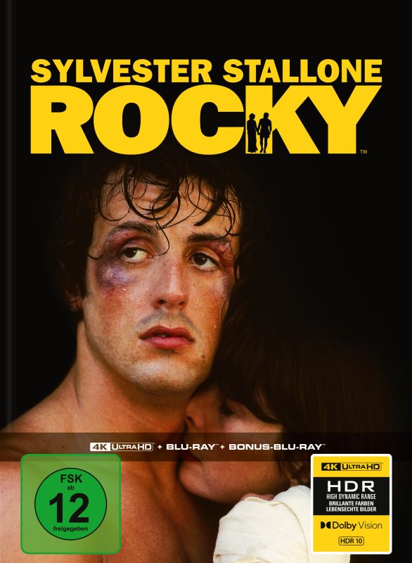 PRE-ORDER: Rocky - Limited 3-Disc Mediabook – Cover B (4K Ultra HD + Blu-ray/Region B) (Import/Capelight Pictures)
