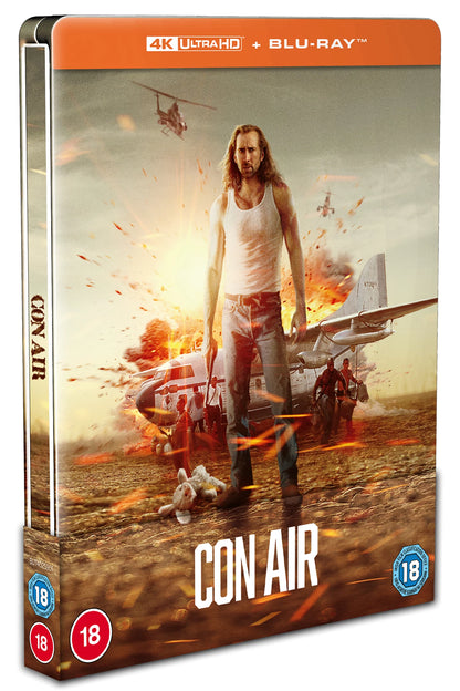PRE-ORDER: Con Air Limited Edition Steelbook (UK) (4K Ultra HD + Blu-Ray/Region B)