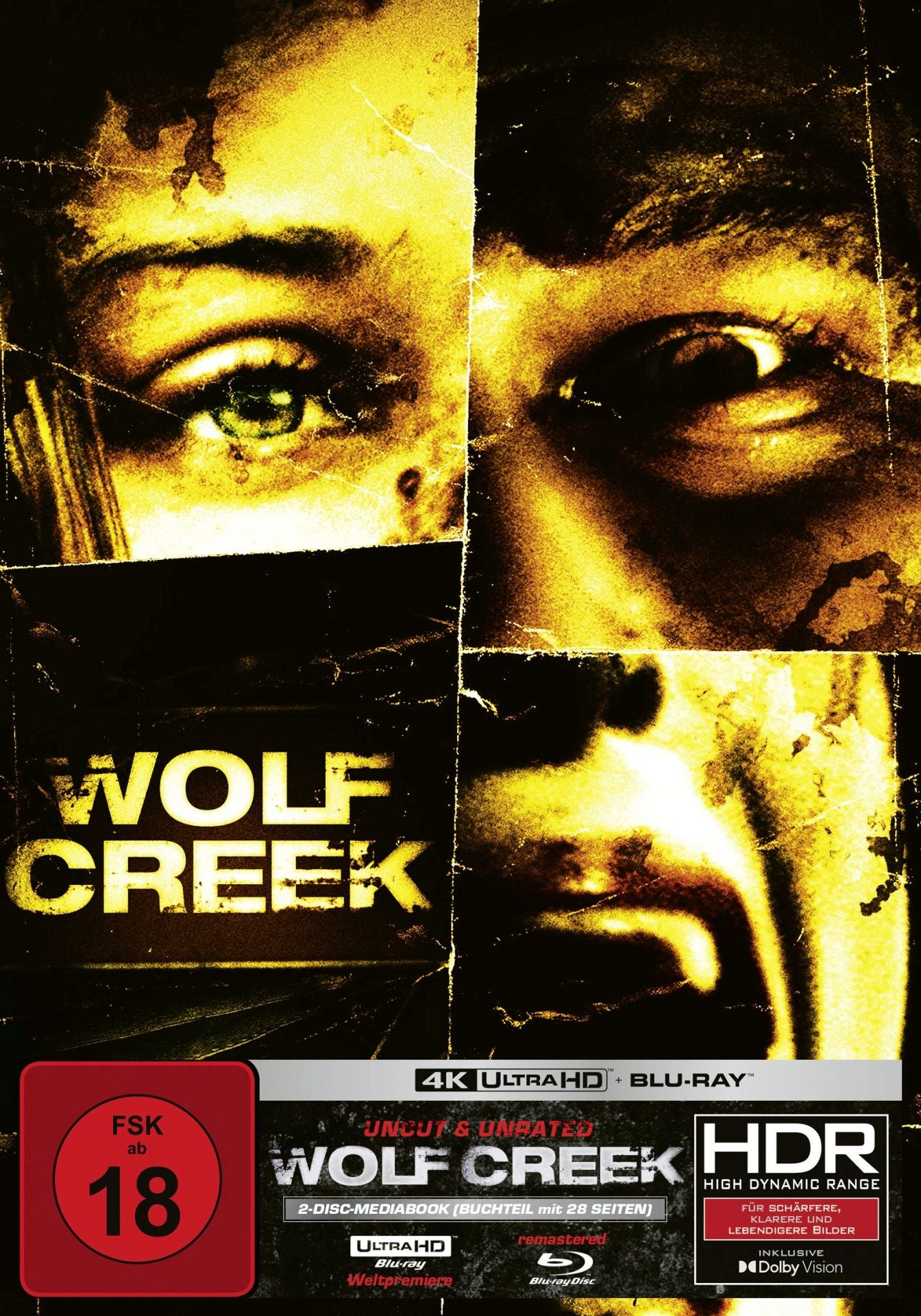 Wolf Creek - 2-Disc Mediabook B (4K Ultra HD Blu-ray + Blu-ray Region B) (Import/Turbine)