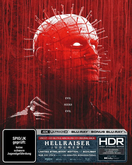 Hellraiser: Judgment - Steelbook Full Slip A (4K UHD + Blu-ray Region B) - (Import/Turbine)