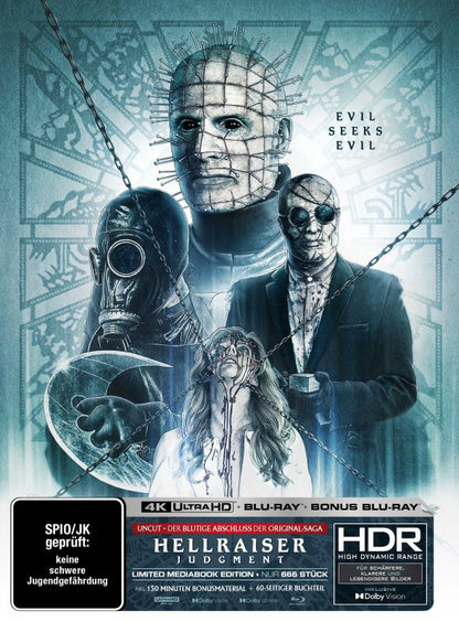 Hellraiser: Judgment - Mediabook B (4K UHD + Blu-ray Region B) (Import/Turbine) 1 per customer