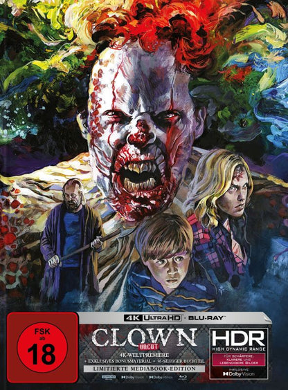 Clown - Limited Edition Mediabook (4K Ultra HD + Blu-ray) | Cover A (Import/Turbine)