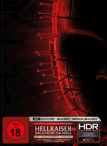 Hellraiser – (2022) – Mediabook F (4K UHD + 2 Blu-rays/Region B) – Limited to 666 Copies (Import/Turbine)