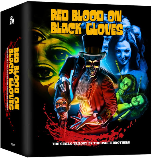 PRE-ORDER: Red Blood On Black Gloves - The Giallo Trilogy Limited Edition Blu-Ray (Region Free)