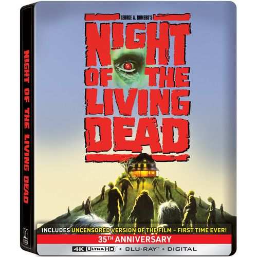Night of the Living Dead (1990) 35th Anniversary Limited Edition Steelbook 4K UHD + Blu-Ray + Digital