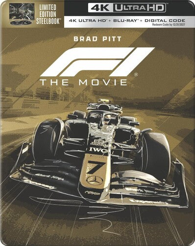 F1: The Movie Limited Edition Steelbook 4K UHD + Blu-Ray + Digital Code (*1 PER CUSTOMER)