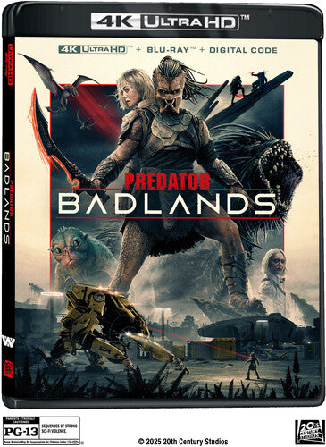 Predator: Badlands 4K UHD + Blu-Ray + Digital