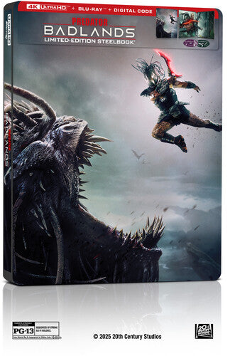 PRE-ORDER: Predator: Badlands Limited Edition Steelbook 4K UHD + Blu-Ray + Digital