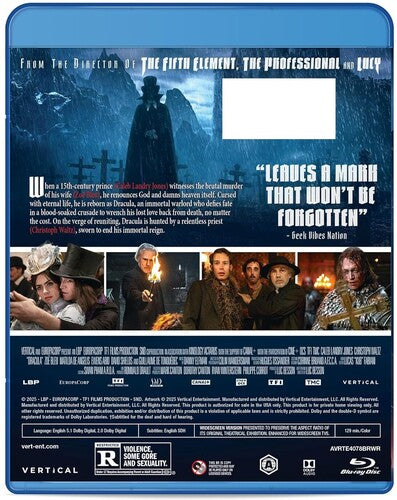 Dracula (2026) with Limited Edition Slipcover Blu-Ray