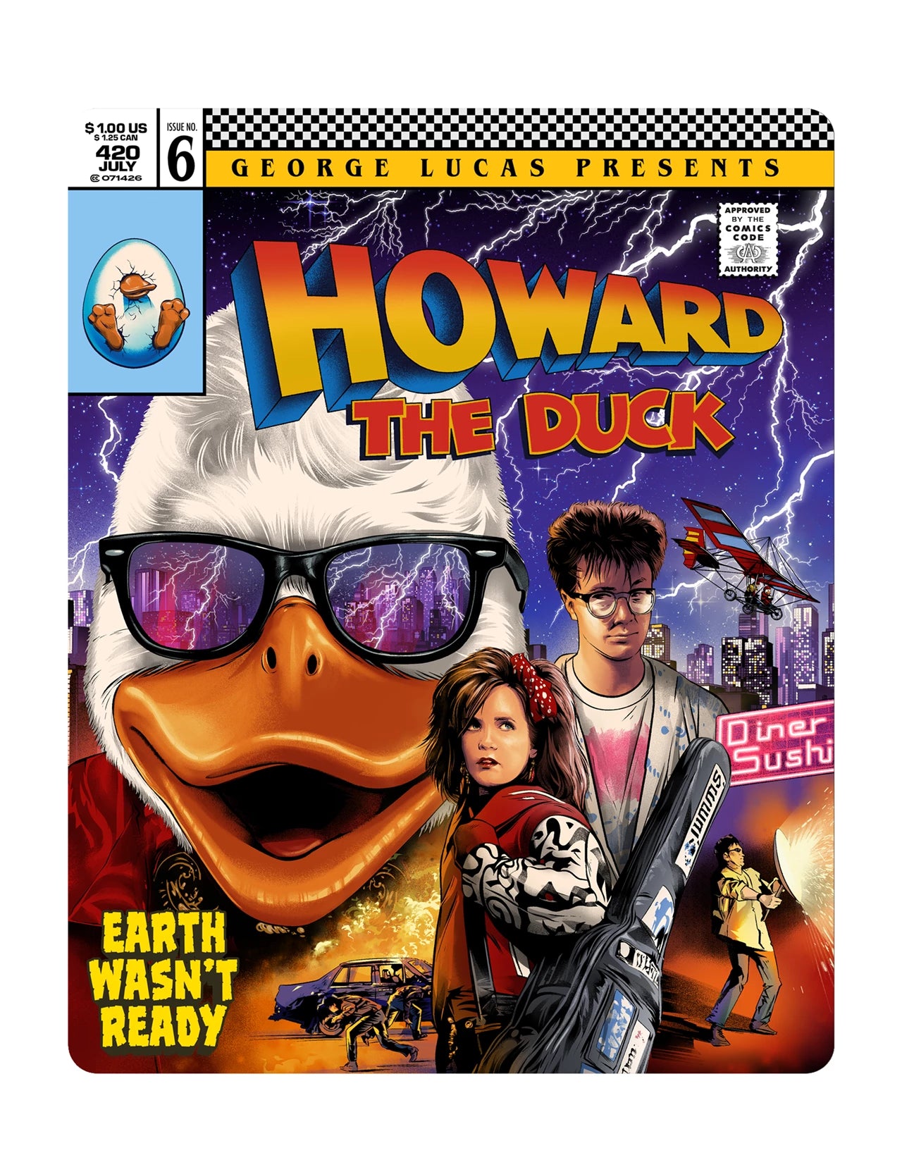 PRE-ORDER: Howard the Duck (1986) UK Ultimate Collector's Edition Steelbook 4K UHD + Blu-ray/Region B