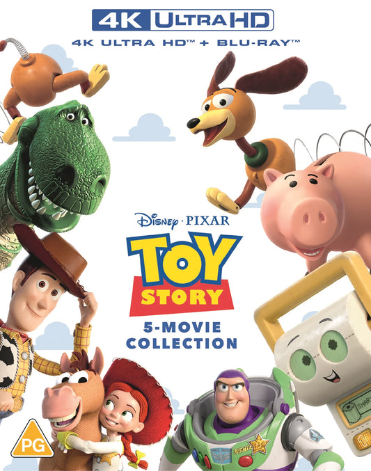 PRE-ORDER: Toy Story 1 to 5 (UK) 4K Ultra HD + Blu-Ray/Region B