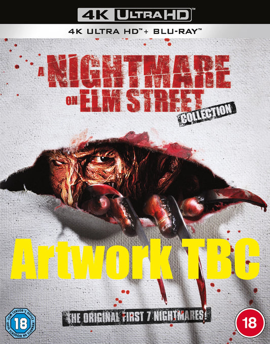 A Nightmare On Elm Street 1 to 7 Limited Edition Steelbook 4K Ultra HD + Blu-Ray Pre-Order