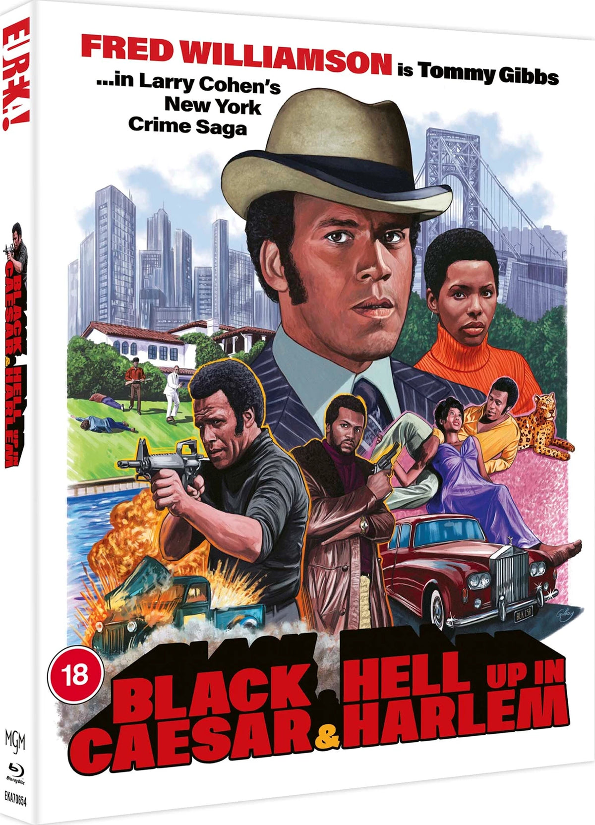 PRE-ORDER: Black Caesar / Hell Up in Harlem Limited Edition Blu-Ray (Region B)