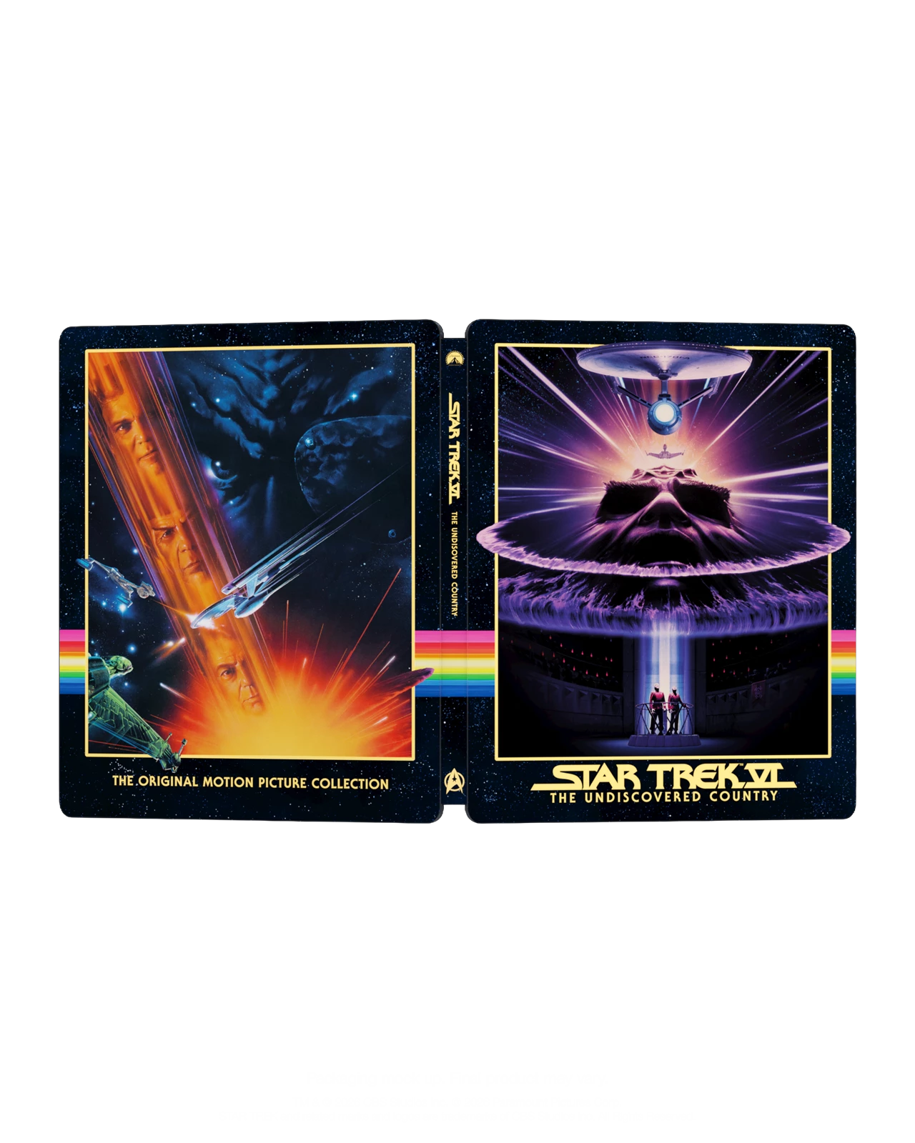 PRE-ORDER: Star Trek - The Original Motion Picture Collection Library Case (1-6) (UK) 4K Ultra HD + Blu-Ray (Region Free)