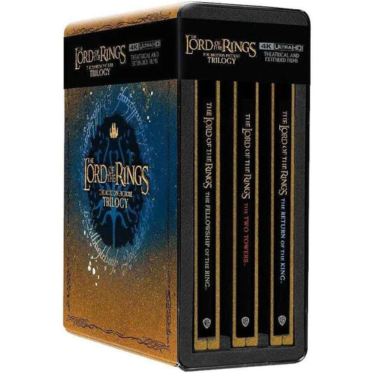 The Lord Of The Rings Trilogy Limited Edition Steelbook Box Set - Theatrical and Extended Collection 4K Ultra HD