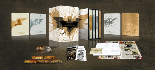 Batman - The Dark Knight Trilogy Limited Edition Steelbook 4K Ultra HD + Blu-Ray Pre-Order