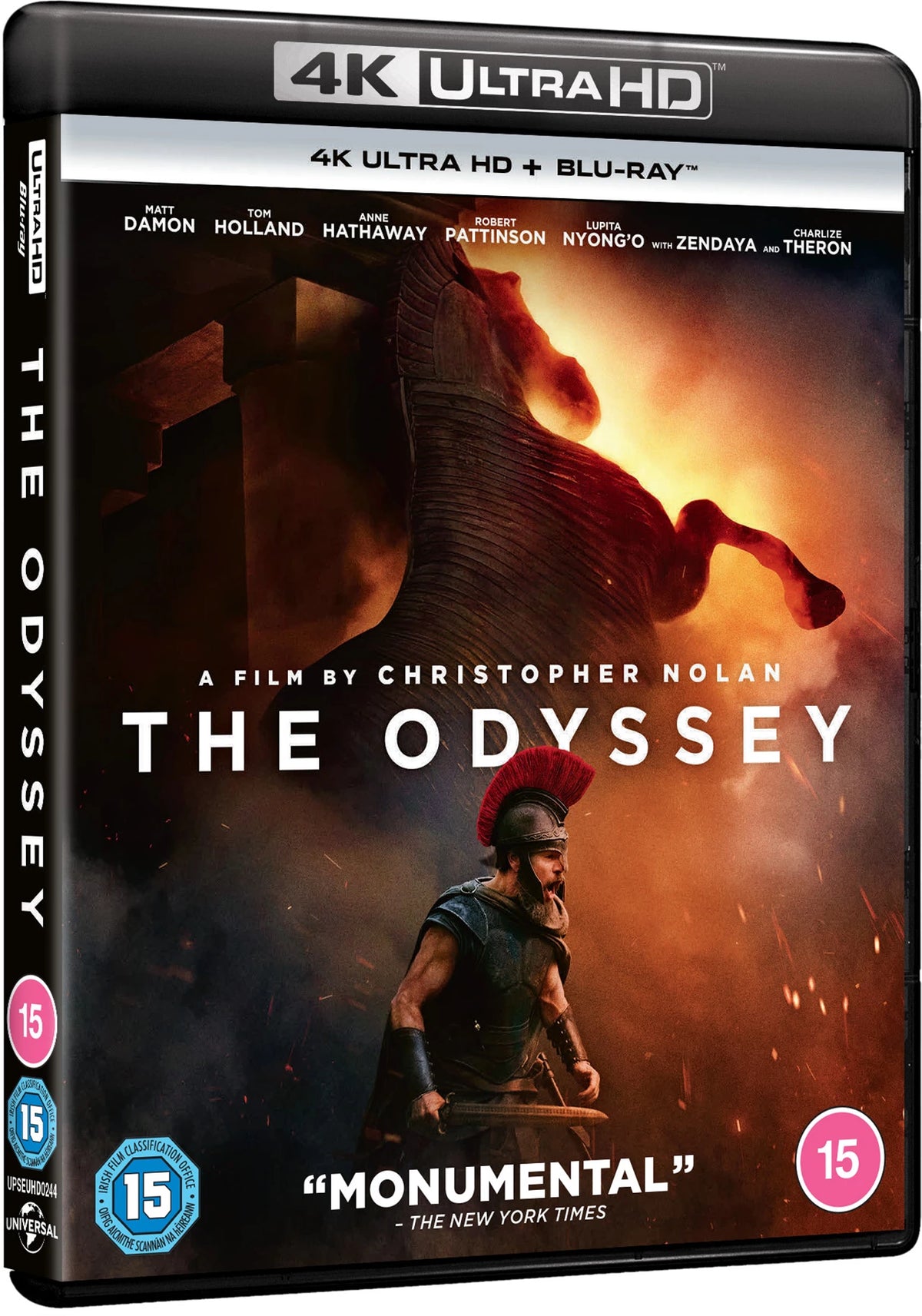 PRE-ORDER: The Odyssey (2026) 4K Ultra HD + Blu-Ray/Region B