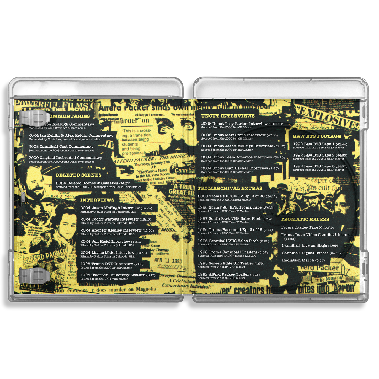 Cannibal! The Musical Blu-ray with Exclusive Slipcover