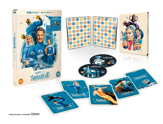 PRE-ORDER: The Fantastic Four - First Steps Limited Edition Steelbook (UK) 4K Ultra HD + Blu-Ray