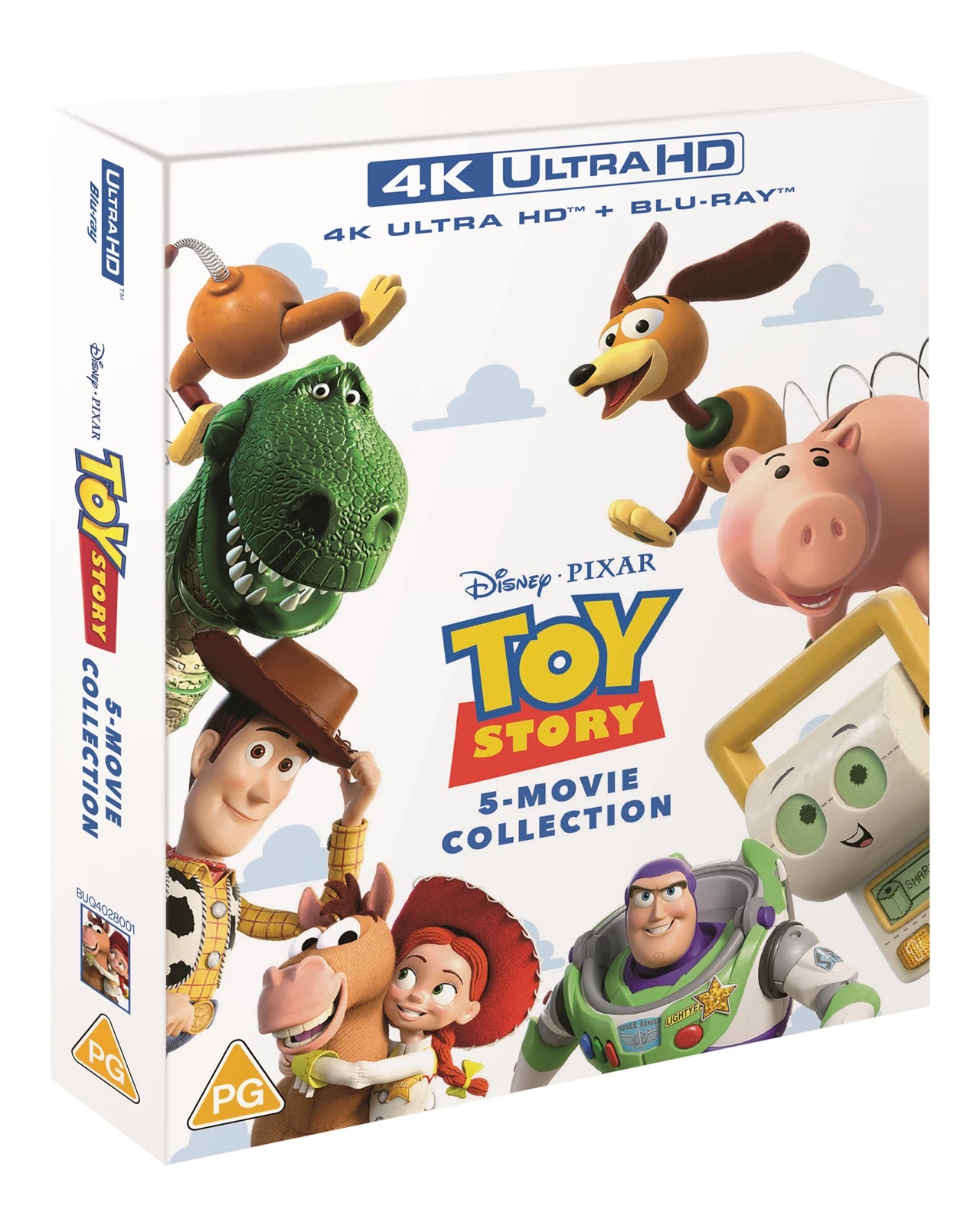 PRE-ORDER: Toy Story 1 to 5 (UK) 4K Ultra HD + Blu-Ray/Region B