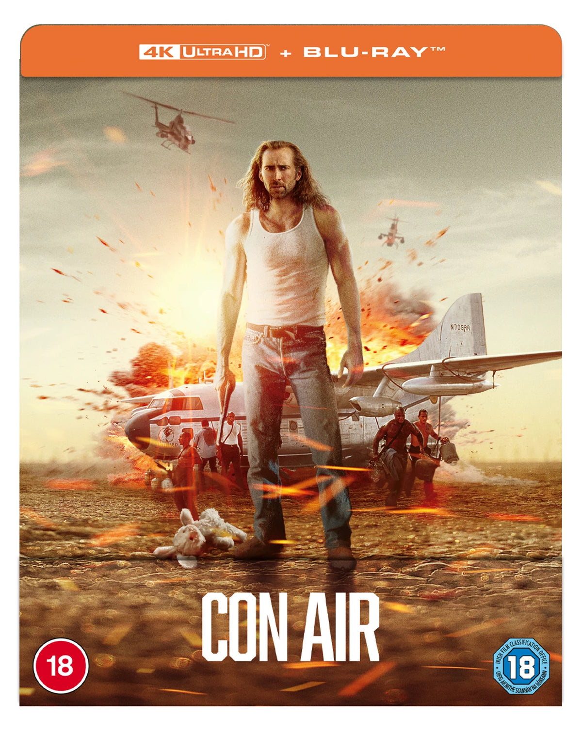 PRE-ORDER: Con Air Limited Edition Steelbook (UK) (4K Ultra HD + Blu-Ray/Region B)