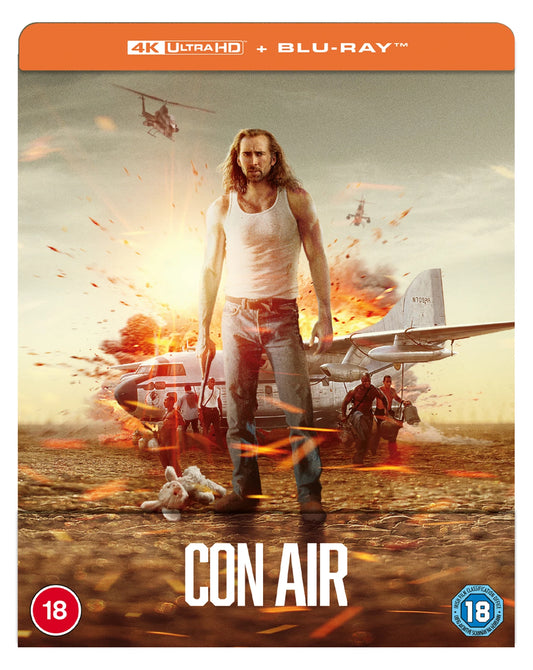 PRE-ORDER: Con Air Limited Edition Steelbook (UK) (4K Ultra HD + Blu-Ray/Region B)